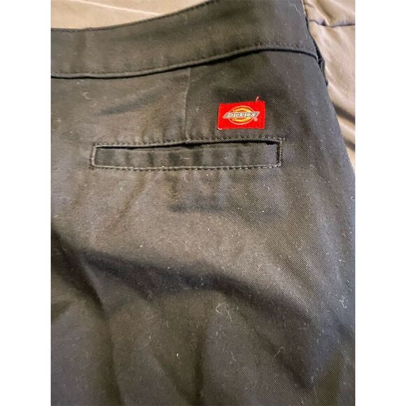 Dickies Women's Black Straight-Leg Pants Size 14R Casual Solid - Picture 5 of 5